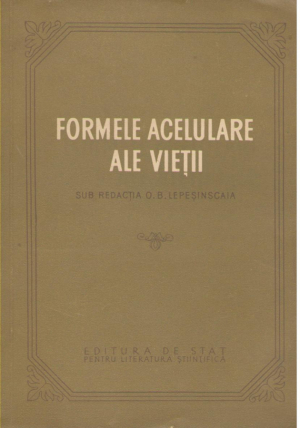Formele acelulare ale vietii