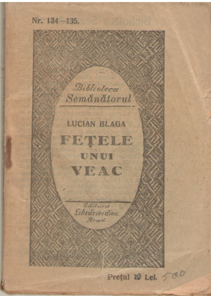fetele unui veac EDITIE PRINCEPS