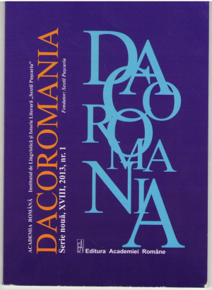 Dacoromania nr.1/2013