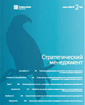 Стратегический менеджмент