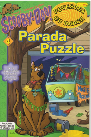 Revista Scooby Doo  Parada Puzzle