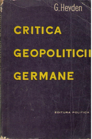Critica geopoliticii germane