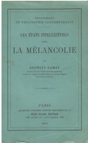 Les Etats Intellectuels dans la MElancolie