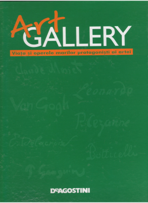 Art Gallery viata si operele marilor protagonisti ai artei nr 1-68, 70-71  cu 5 bibliorafturi