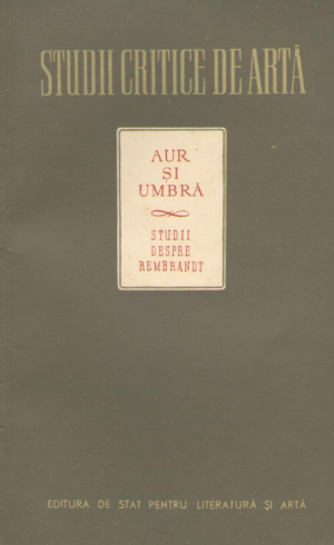 aur si umbra studii despre rembrandt