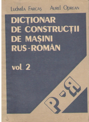 Dictionar de constructii de masini rus-roman  Vol II
