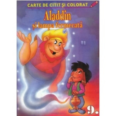 Aladdin - carte de colorat