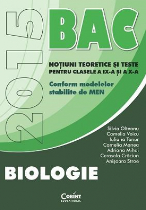 Bacalaureat 2015. Biologie. Clasele IX-X