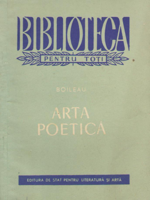 arta poetica