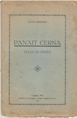 Panait Cerna  Viata si opera