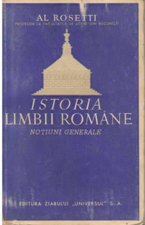 istoria limbii romane notiuni generale