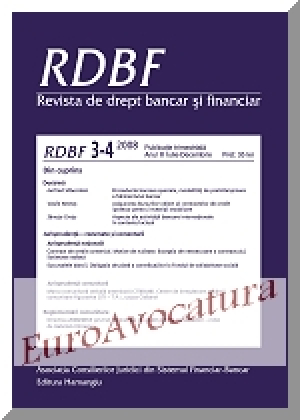 Revista de Drept Bancar si Financiar