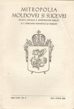Mitropolia Moldovei si Sucevei (mai-iunie 1988)