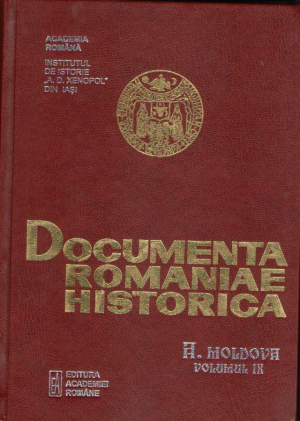Documenta Romaniae Historica - Moldova, vol. IX, (1593-1598)