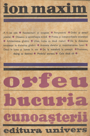 orfeu bucuria cunoasterii