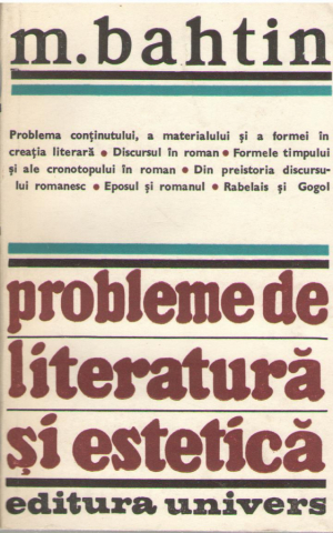 Probleme de literatura si estetica