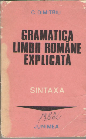 Gramatica limbii române explicată