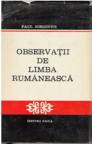 Observatii de limba rumaneasca