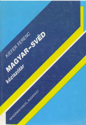 Magyar-svéd kéziszótár