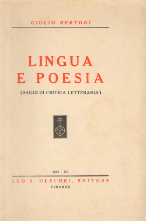 lingua e poesia saggi di critica letteraria