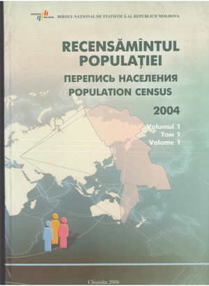 Recensamantul populatiei 2004 in 2 volume перепись населения 2004 population census 2004 volumul 1 + volumul 2