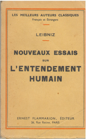 Nouveaux essais sur l`entendement humain