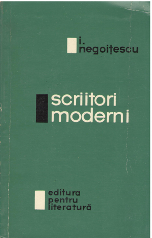 scriitorii moderni studii si insemnari critice