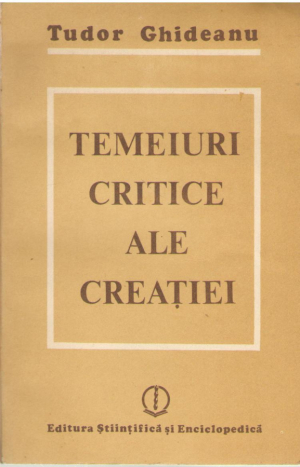 Temeiuri critice ale creatiei