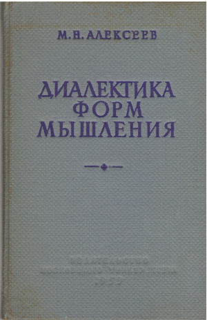 диалектика форм мышления