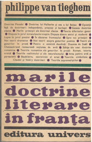 Marile doctorine literare in franta de la pleiada la suprarealism