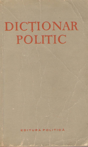 dictionar politic