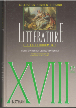 Litterature Textes et documents XVIIIe siecle
