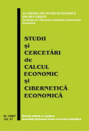 Studii si cercetari de Calcul Economic si Cibernetica  nr. 1-4/2010  Economica Economic computation and Economic studies and research