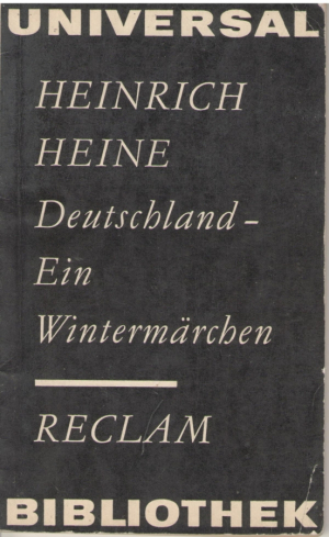 Heinrich Heine  Deutschland Ein Wintermarchen