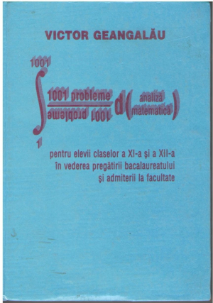 1001 probleme de analiza matematica
