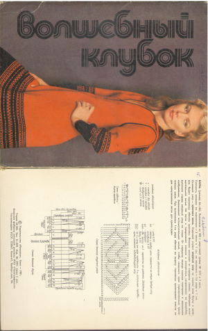 Волшебный клубок выпуск 18  16 новых моделей машинного вязания К каждоя модели даны краткое описание и чертеж для изготовления выкройки