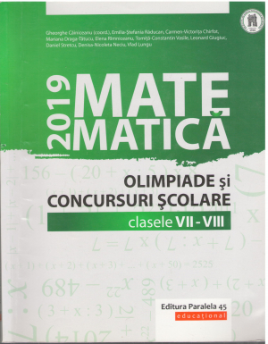 matematica 2019 olimpiade si concursuri scolare clasele 7-8