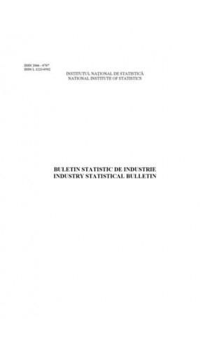 Buletin statistic de industrie (bilingv)