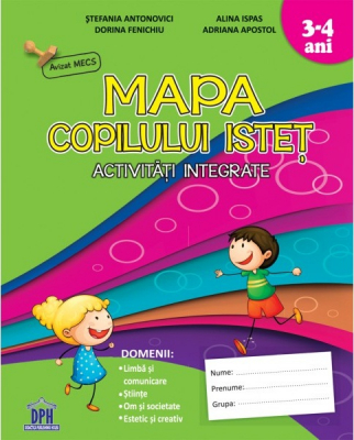 Mapa copilului isteț 3-4 ani