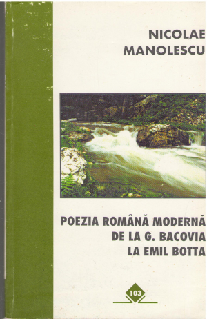 poezia romana moderna de la g. bacovia la emil botta