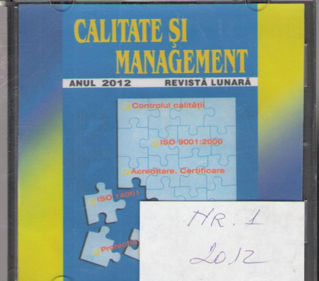 Calitate si management