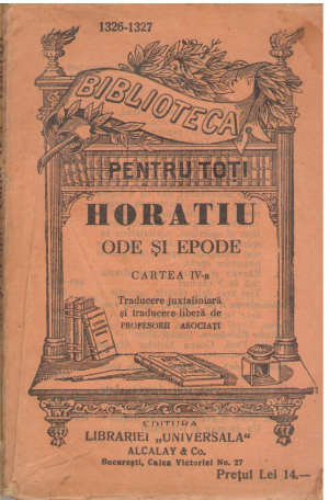 Ode si epode cartea a IV-a