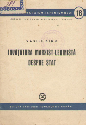 invatatura marxist leninista despre stat