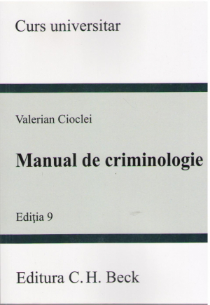 Manual de criminologie