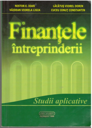 Finantele intreprinderii  Studii aplicative