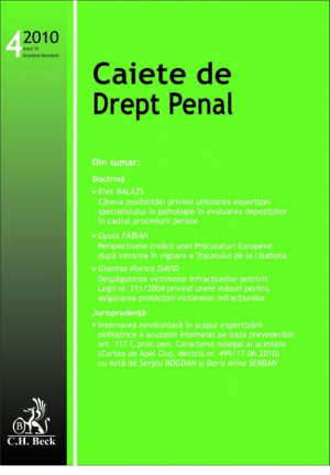 Caiete de drept penal