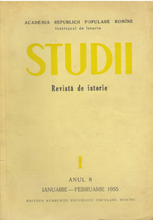 studii revista de istorie Nr. 1, Anul 8/Ianuarie-Februarie 1955