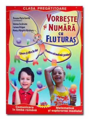 Vorbeste si numara cu fluturas (fise pentru clasa pregatitoare)