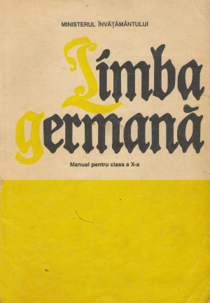 limba germana manual pentru clasa a x-a