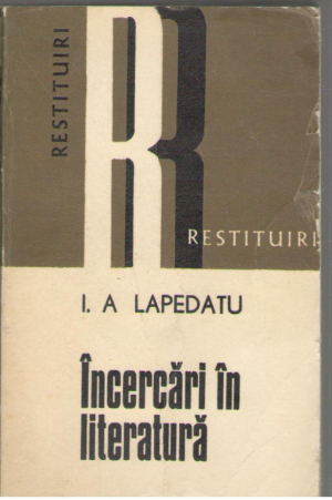 Incercari in literatura